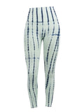 Blue & Grey Tie-Dye Leggings