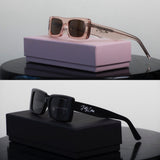Signature Black Square Sunnies Rose -Tinted Sunnies & Ivory Luxe Sunnies….Matching box, case & cloth INCLUDED
