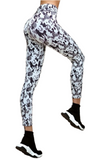 Wild Grey Camo Print Leggings