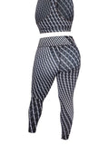 Plus Size Pinstripe Leggings