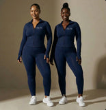 Midnight Navy Yoga Jacket