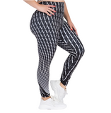Plus Size Pinstripe Leggings