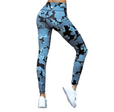 Blue Leaf Leggings