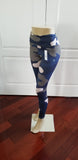 Navy Camo Leggings