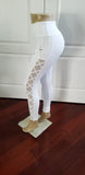 Sheer Side Panel Leggings