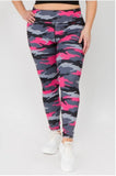 Plus Size Pink Camouflage