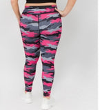 Plus Size Pink Camouflage