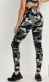 Charcoal Camo Leggings