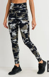 Charcoal Camo Leggings